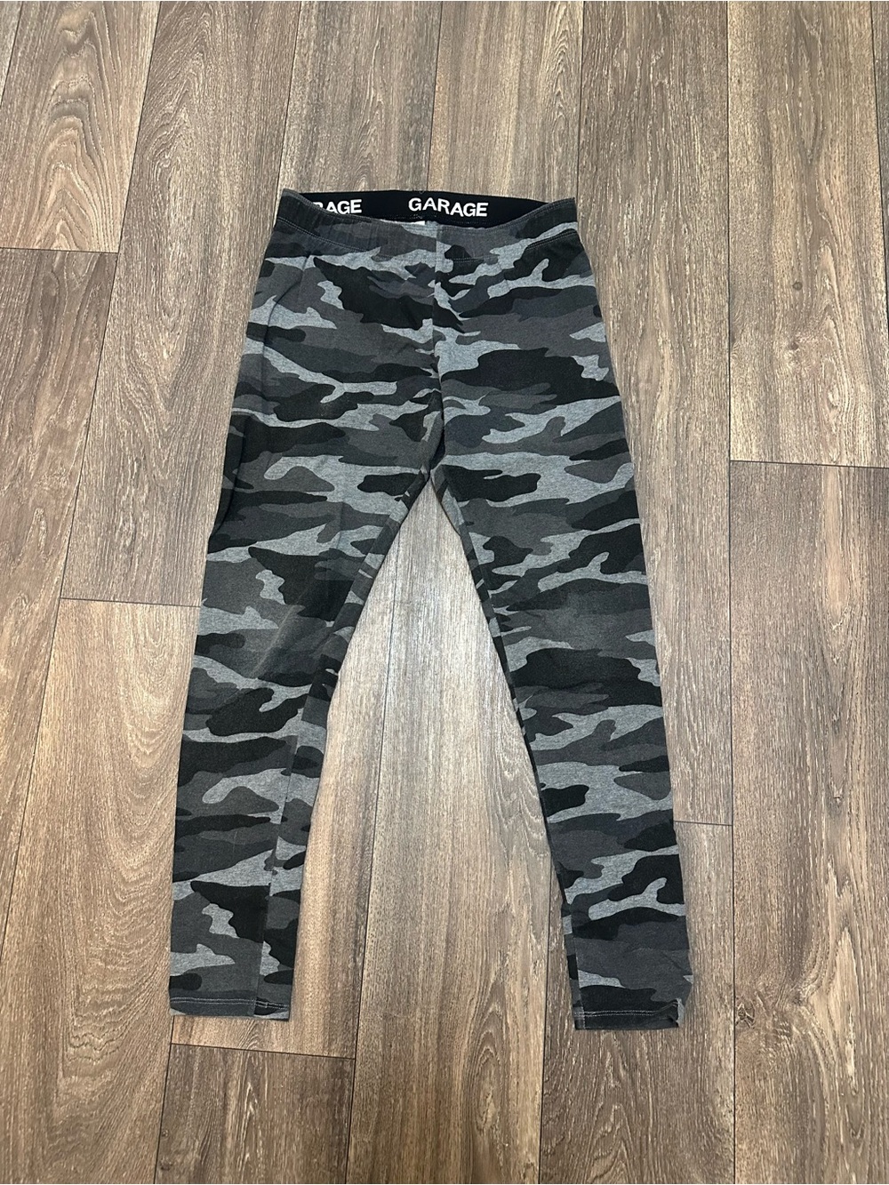 Garage Black & Gray Camo Leggings